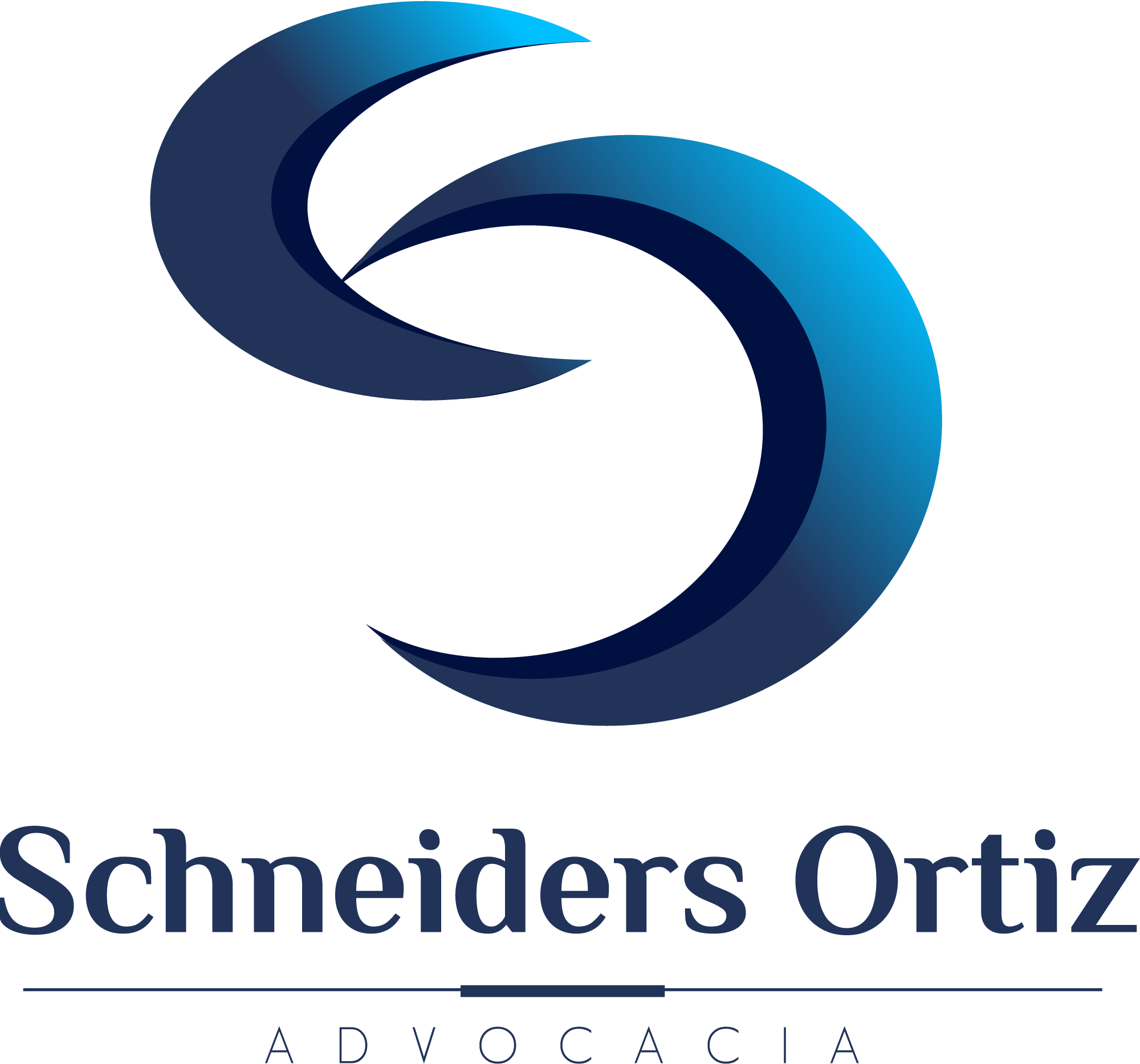 Logo da Schneiders Ortiz Advocacia em azul, representando o escritório jurídico.